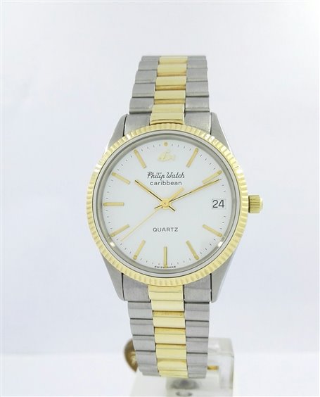 Oiritaly Reloj Quarzo Unisexo Philip Watch Caribbean Vintage Relojes